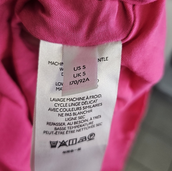 Maeve Anthropologie Marlene Tiered flowy Maxi Dress Pink women Size S viscose - Picture 9 of 11